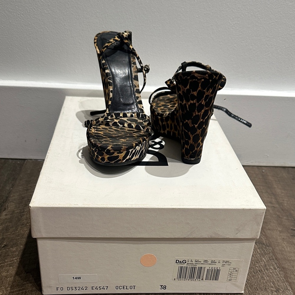D&G Animal Print Women's Heels - Picture 6 of 9
